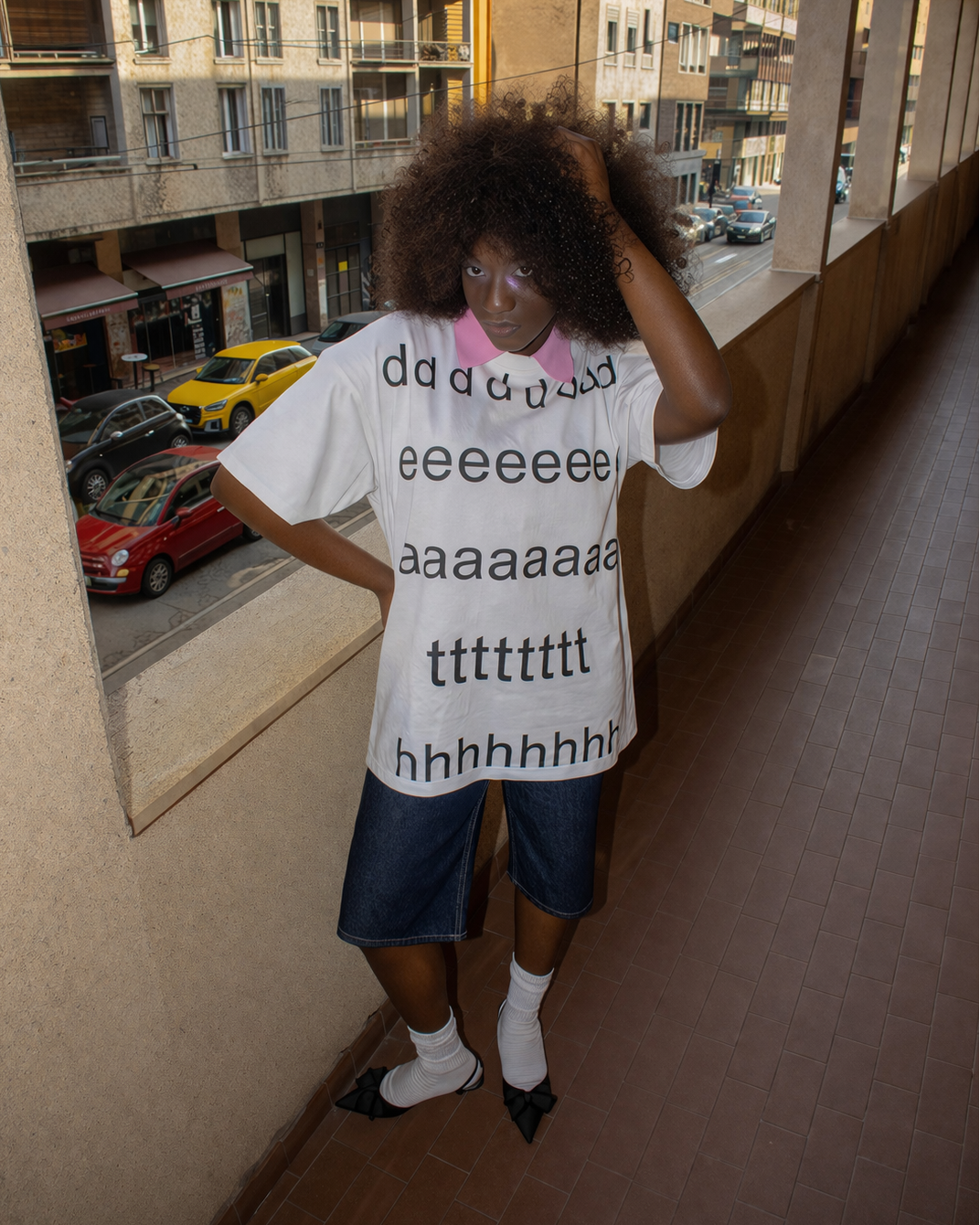 “Playful Death” T-Shirt in white