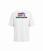 "Speelse dood" T-shirt in wit