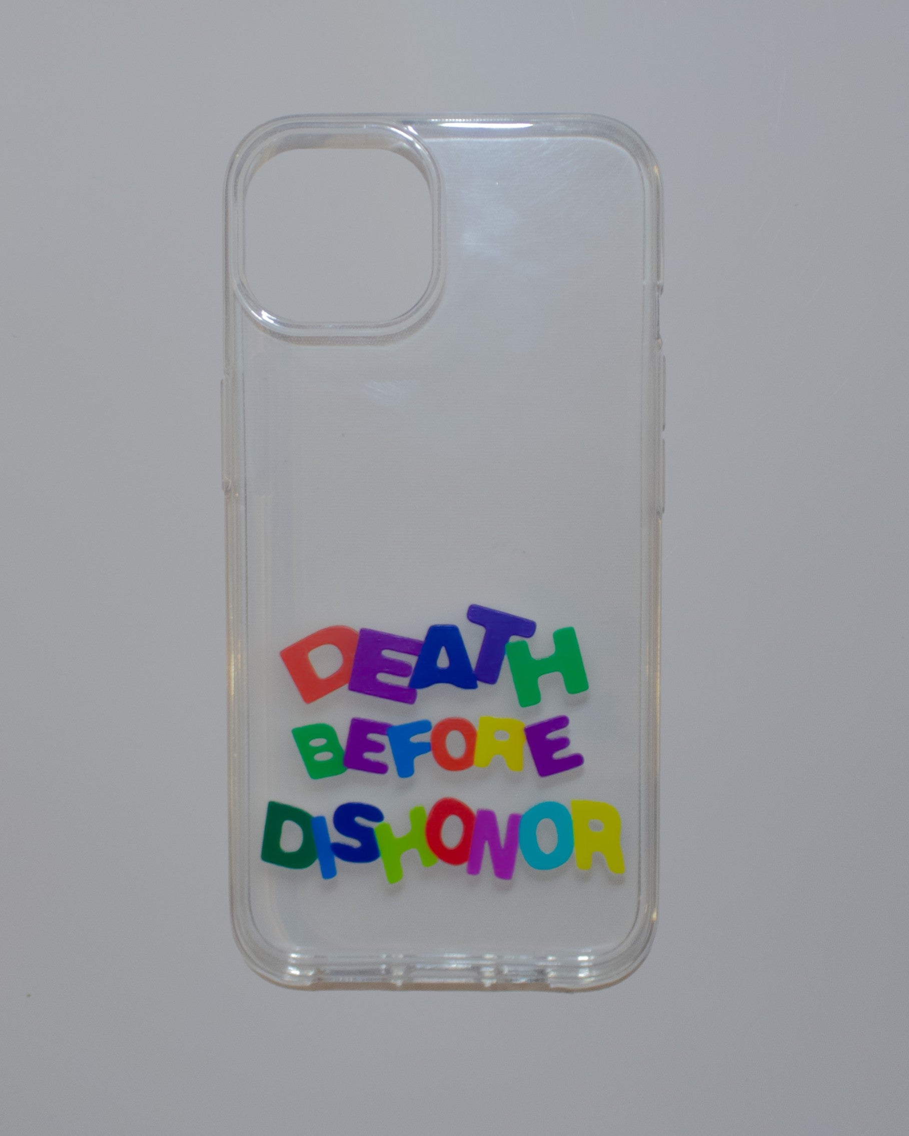 "Death Before Dishonor" iPhone case