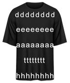 Zwart T-shirt "Speelse dood"