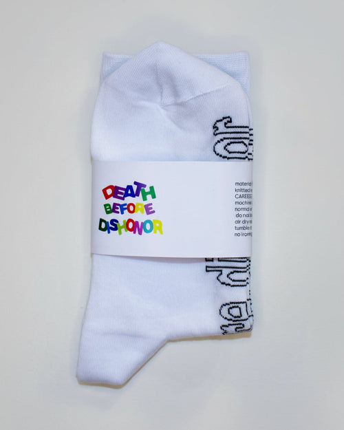 "Death Before Dishonor" Socks